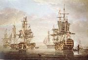 Nicholas Pocock, This work of am exposing they five vessel as elbow bare that gora with Horatio Nelson and banskarriar